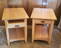 Matching Oak End Tables